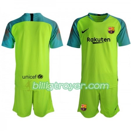 Billige Fotballdrakter FC Barcelona Keeper Barn Hjemmedraktsett 2019/20 Kortermet